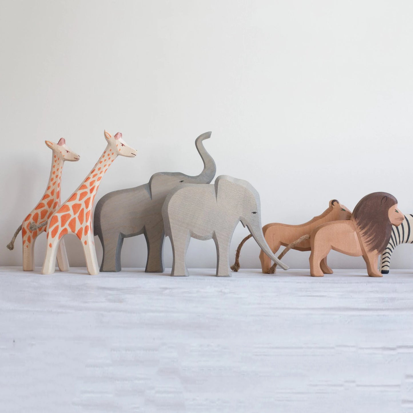 Wooden Safari Animal Friends