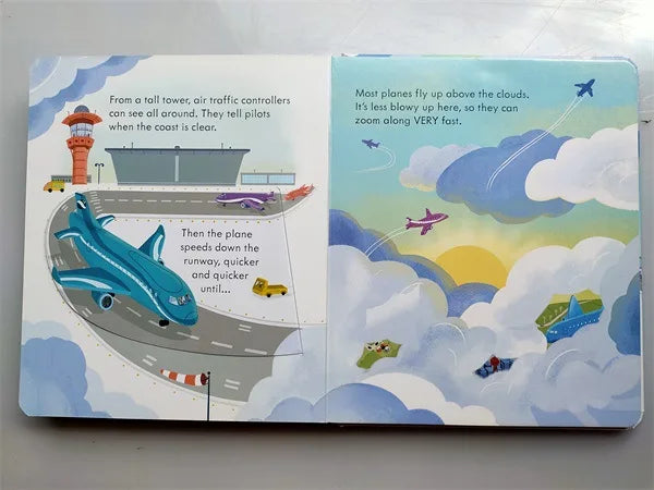 Usborne Peep Inside How A Plane Works Flap Book