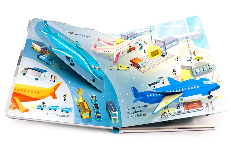 Usborne Peep Inside How A Plane Works Flap Book