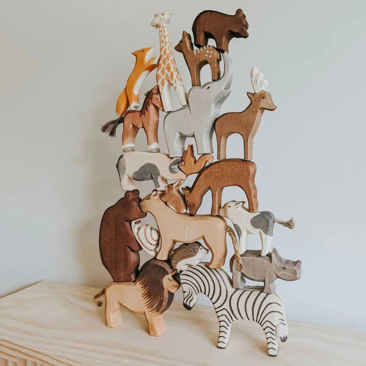 Wooden Safari Animal Friends