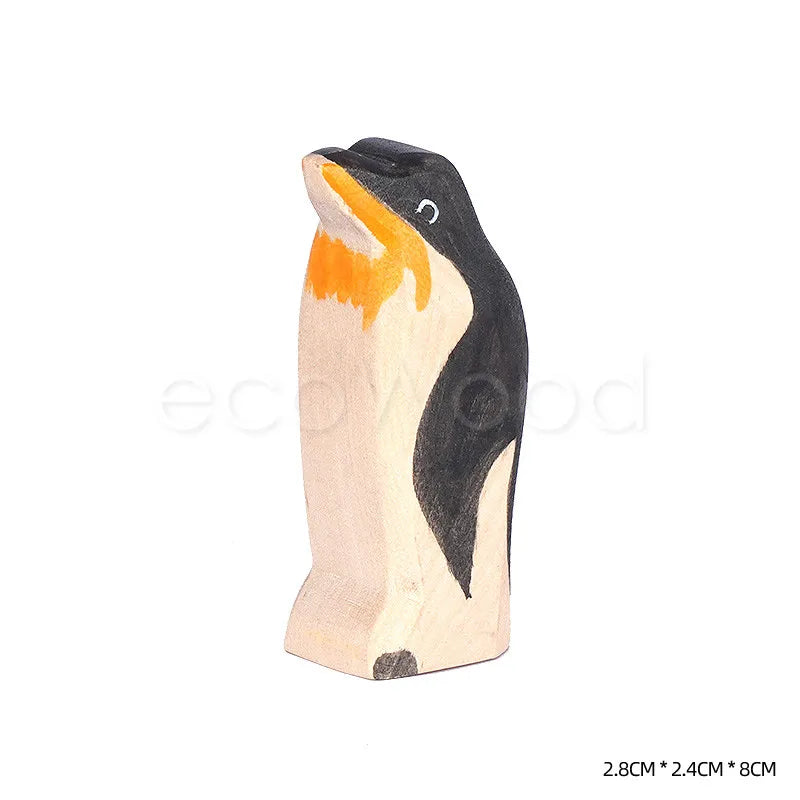 Handmade Wooden Artic Animal Friends