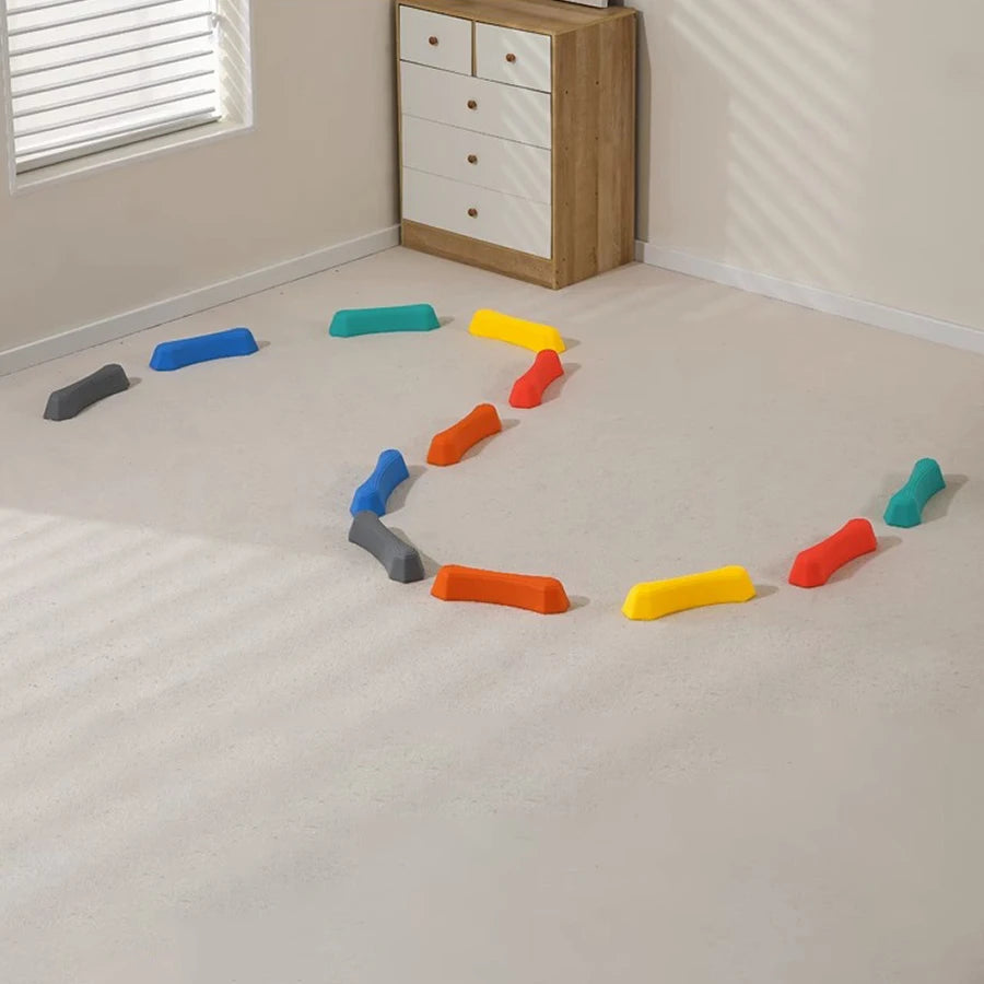 Kids Rainbow Balance Beam - 6 Pack