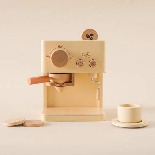 Wooden Pretend Coffee Machine