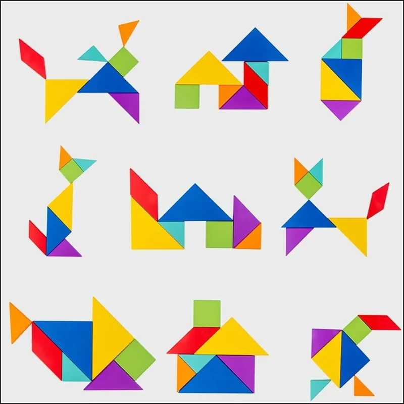 Magnetic Tangram Puzzle Book