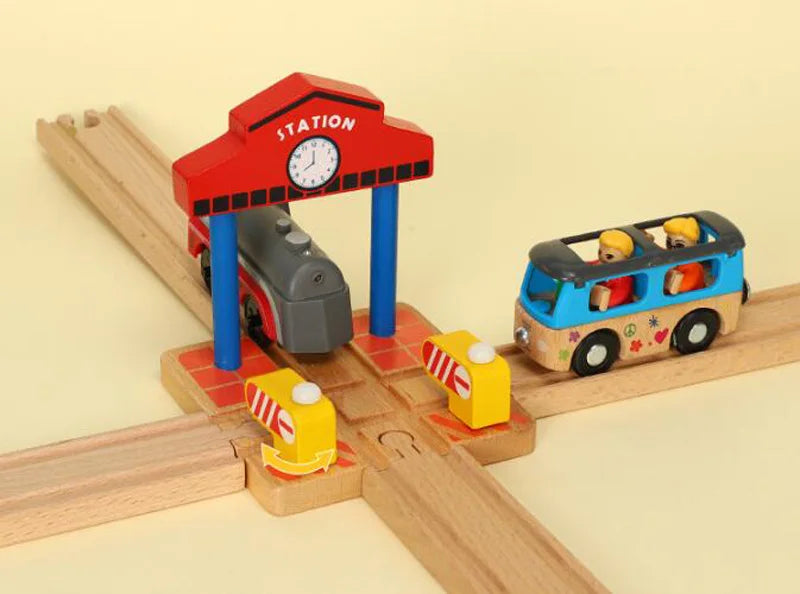 Wooden Train Railway Accessories