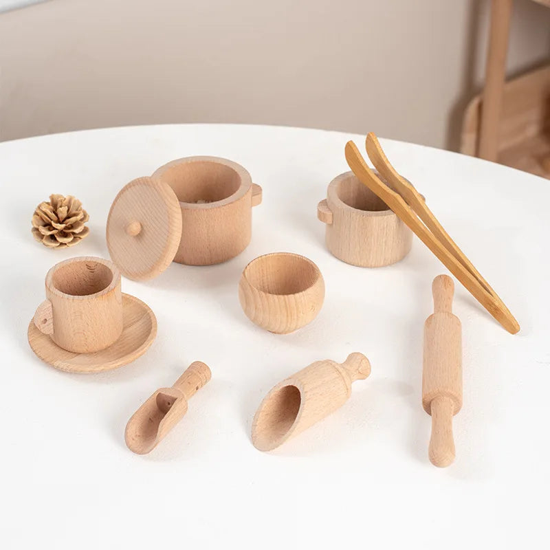 Sensory Tray Wooden Accessories