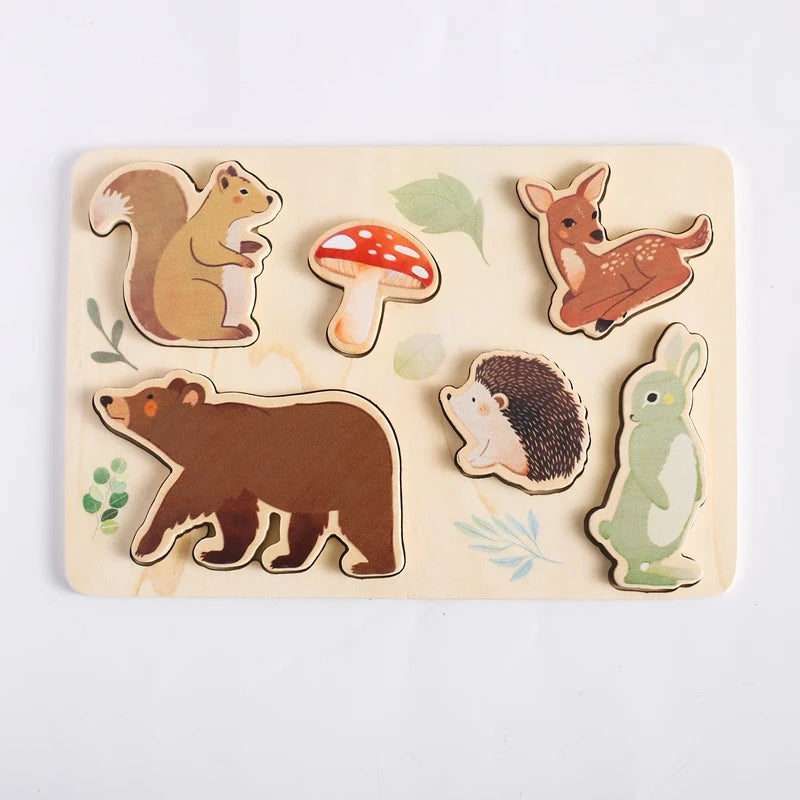 Assorted Wooden Jigsaw Puzzle