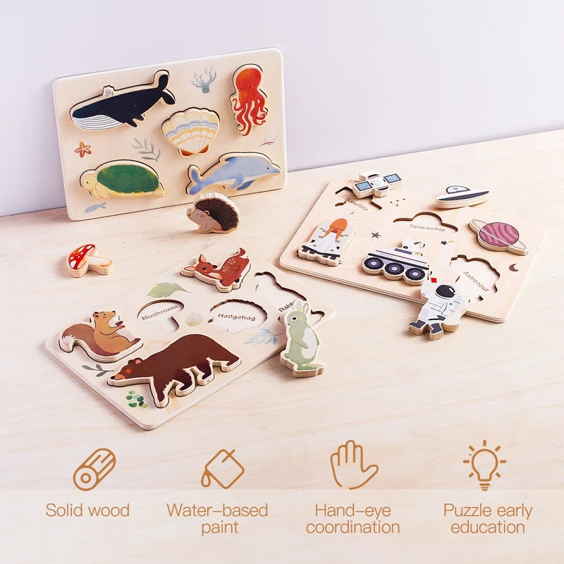 Assorted Wooden Jigsaw Puzzle