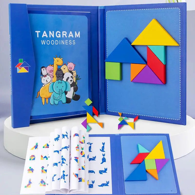 Magnetic Tangram Puzzle Book