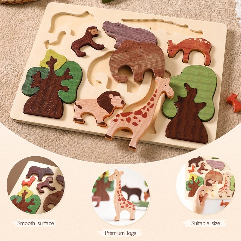 Assorted Wooden Jigsaw Puzzle