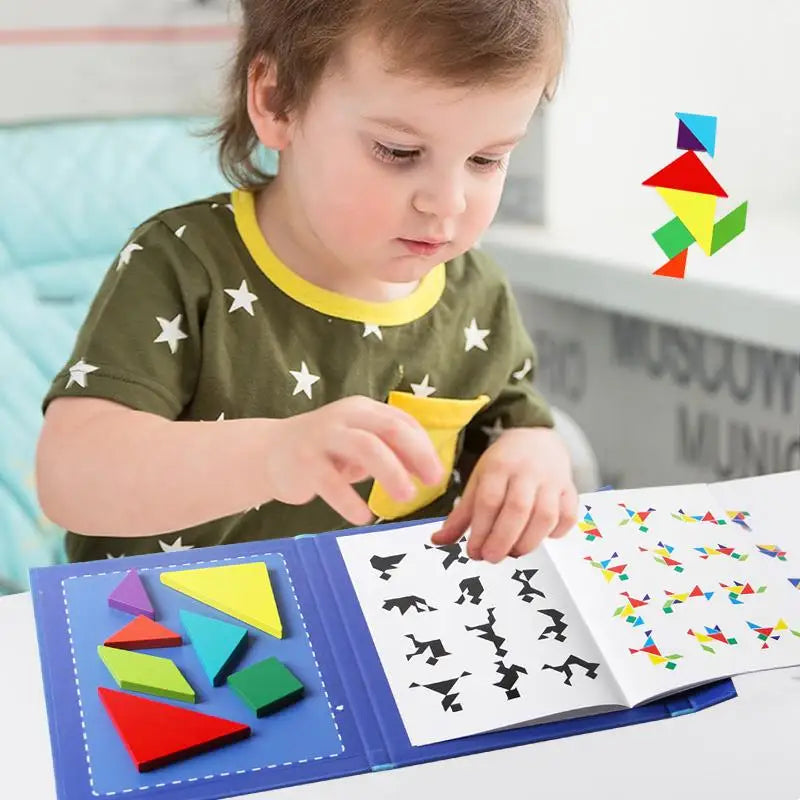 Magnetic Tangram Puzzle Book