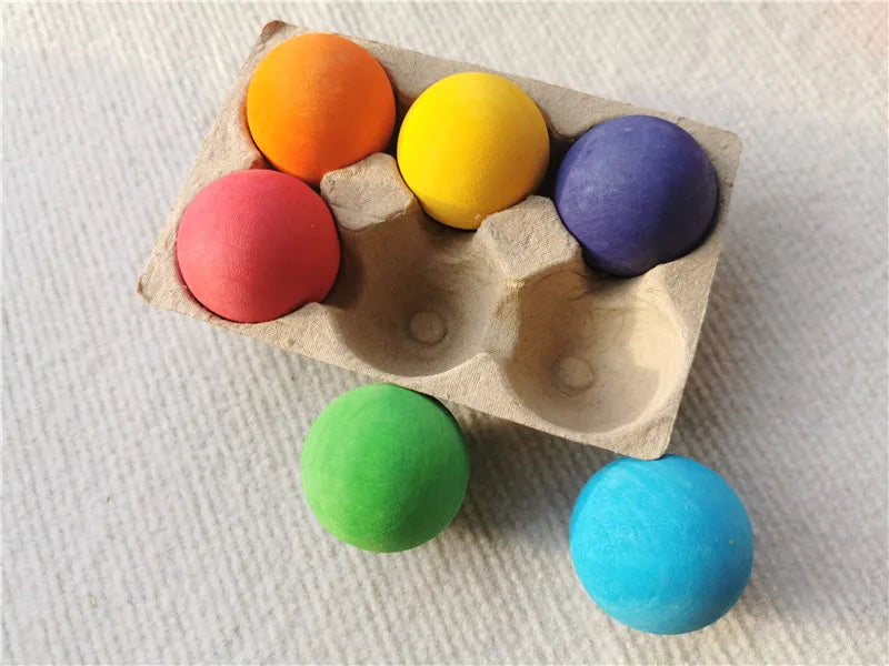 Wooden Stacking Arches and Colour Sorting Balls