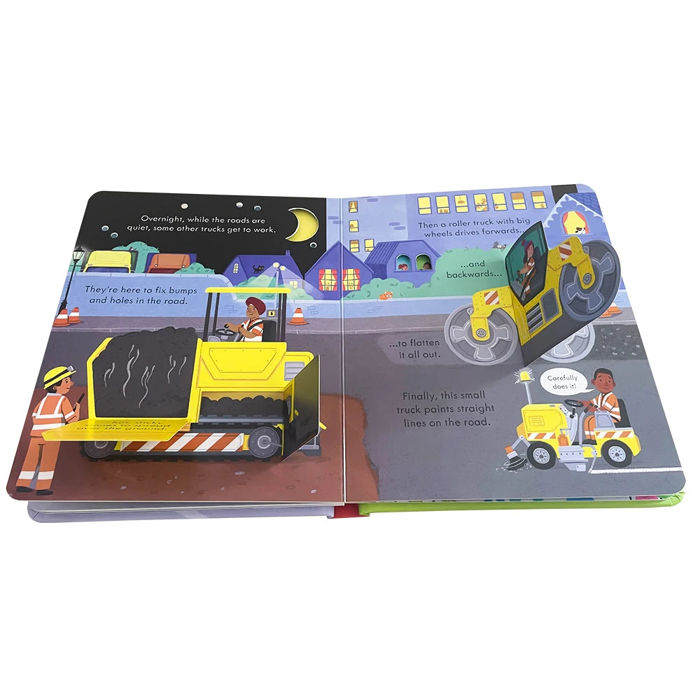 Usborne Peep Inside How A Truck Works Flap Book