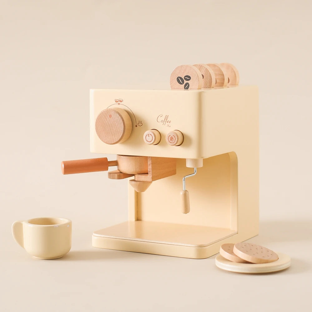 Wooden Pretend Coffee Machine