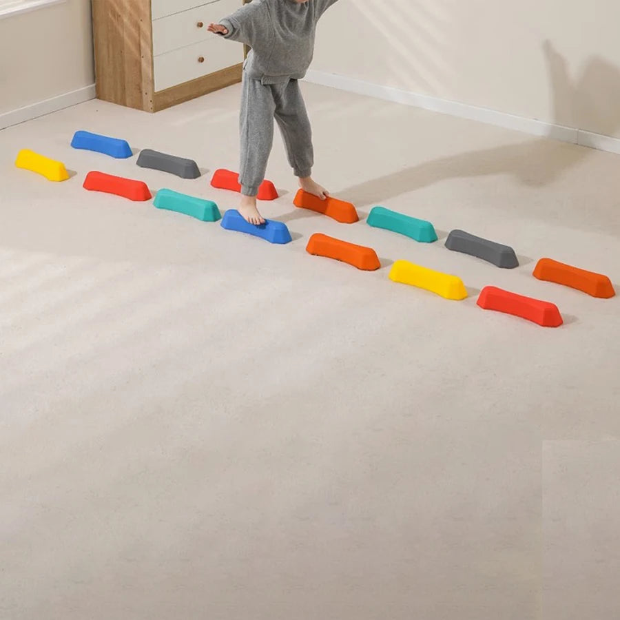 Kids Rainbow Balance Beam - 6 Pack