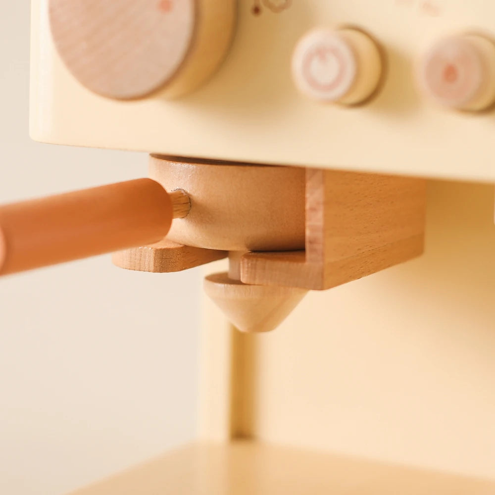 Wooden Pretend Coffee Machine