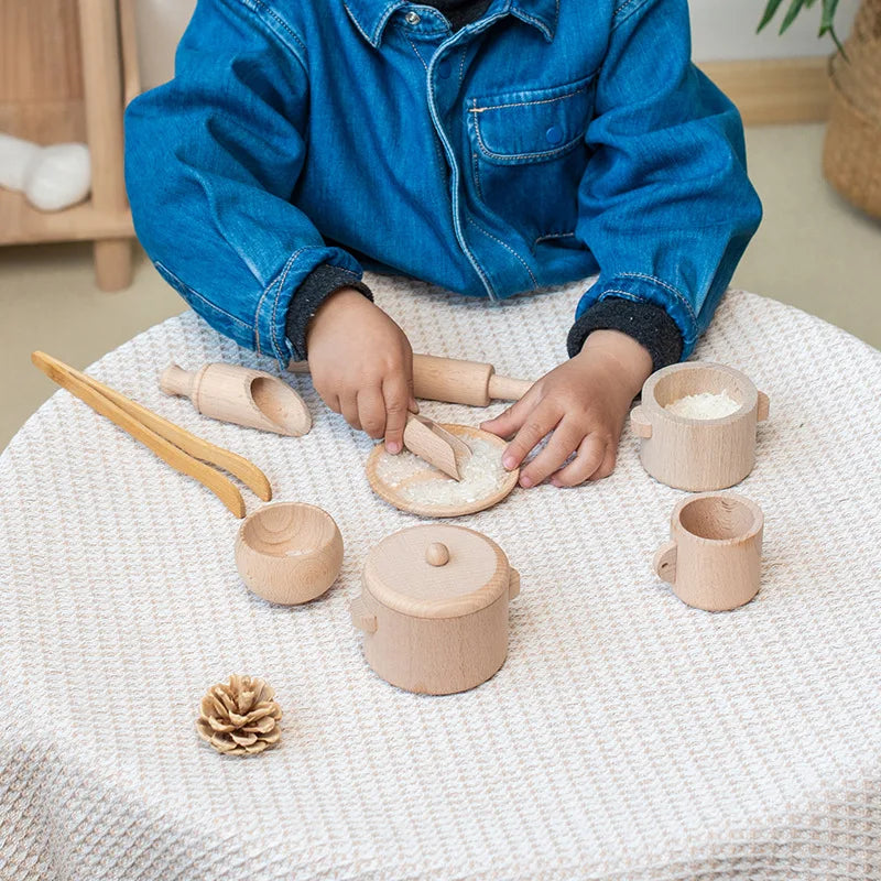 Sensory Tray Wooden Accessories