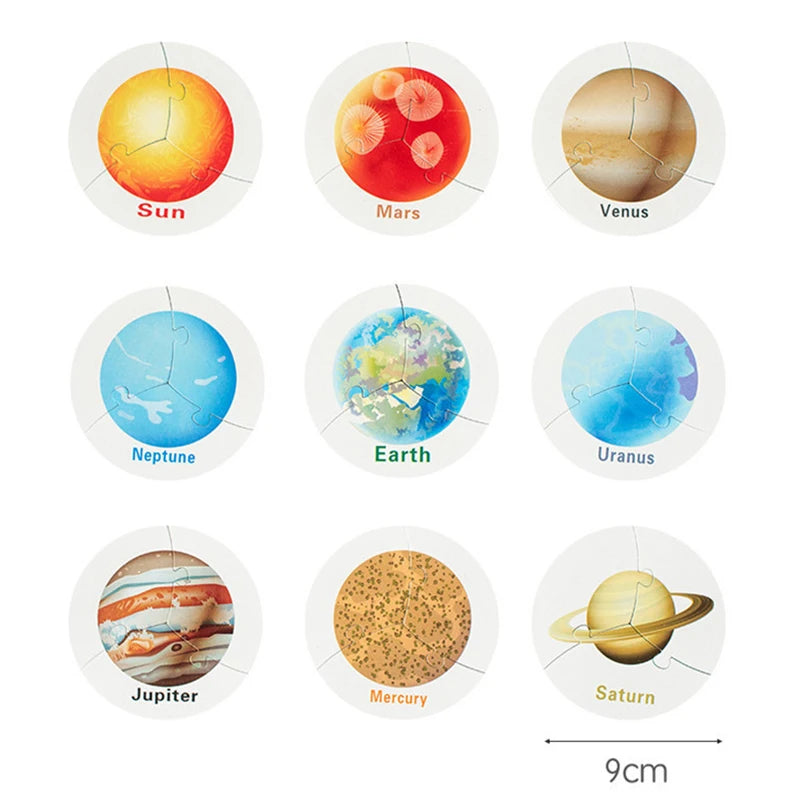 Solar System Matching Puzzle