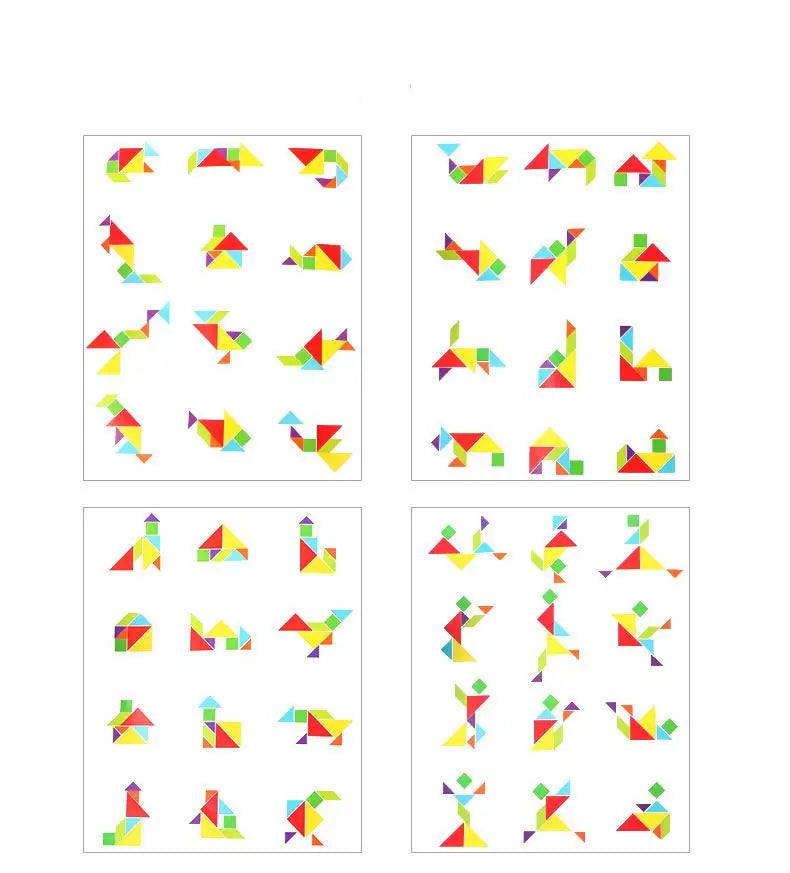 Magnetic Tangram Puzzle Book