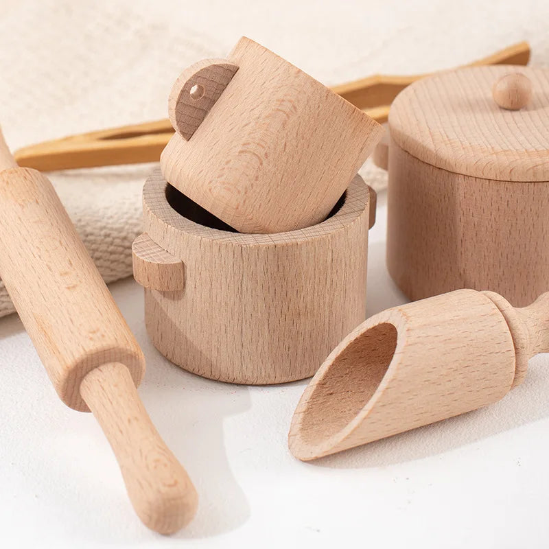 Sensory Tray Wooden Accessories