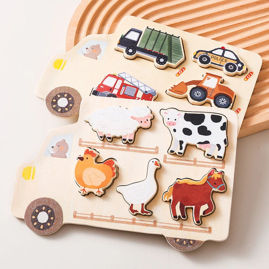 Montessori Matching Puzzle Board