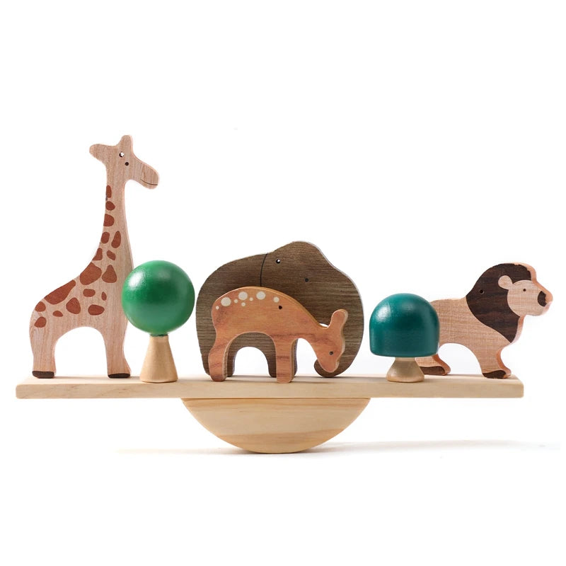 Montessori Wooden Balancing & Stacking Toy