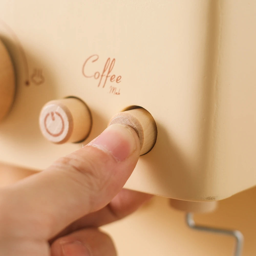 Wooden Pretend Coffee Machine