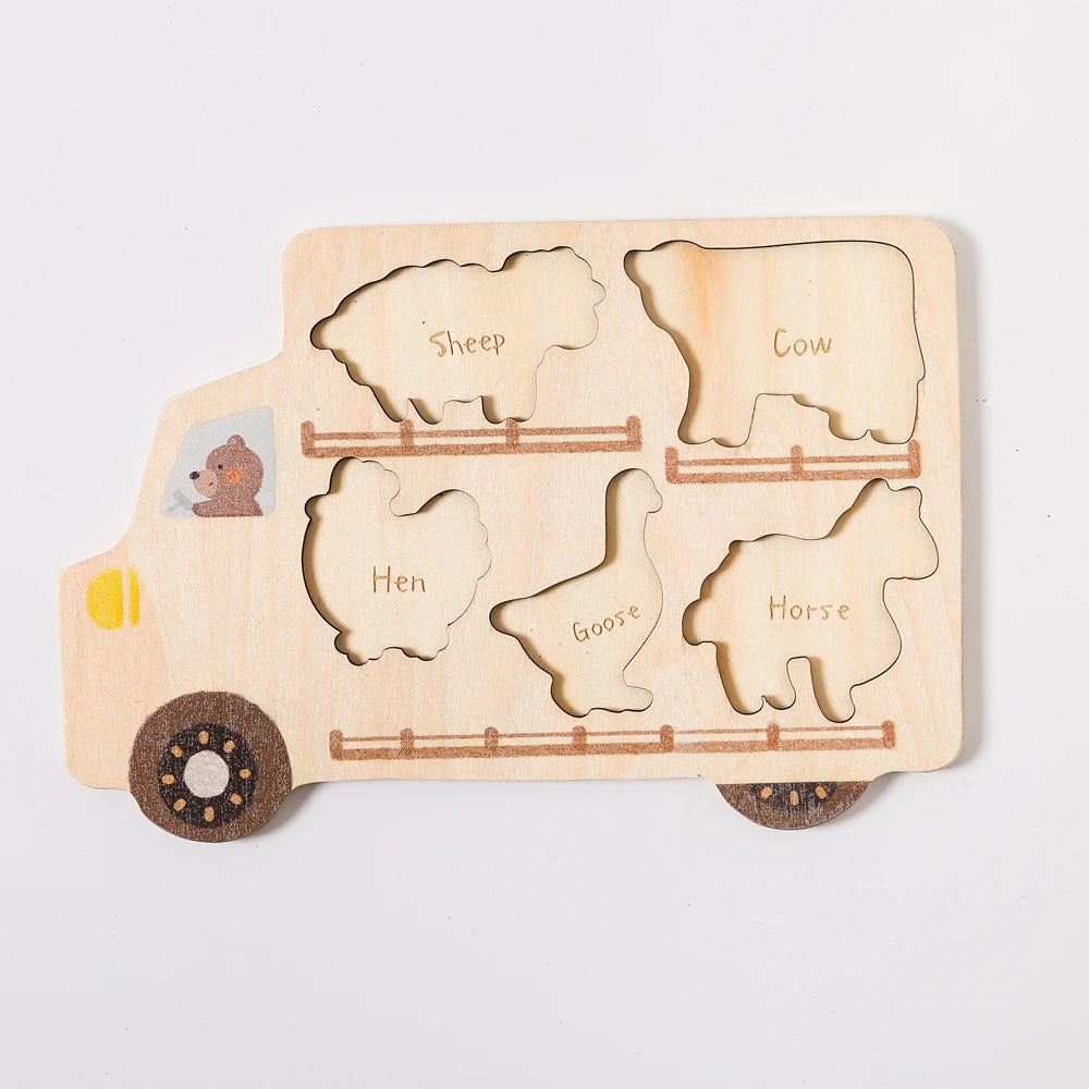 Montessori Matching Puzzle Board