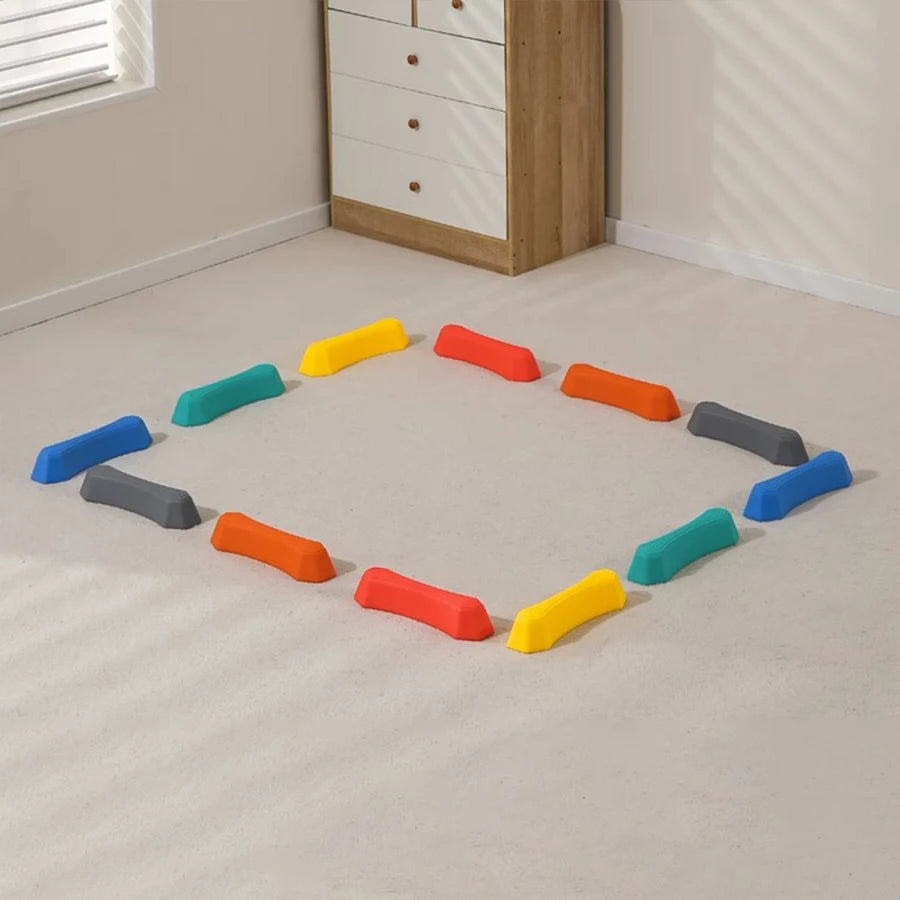 Kids Rainbow Balance Beam - 6 Pack