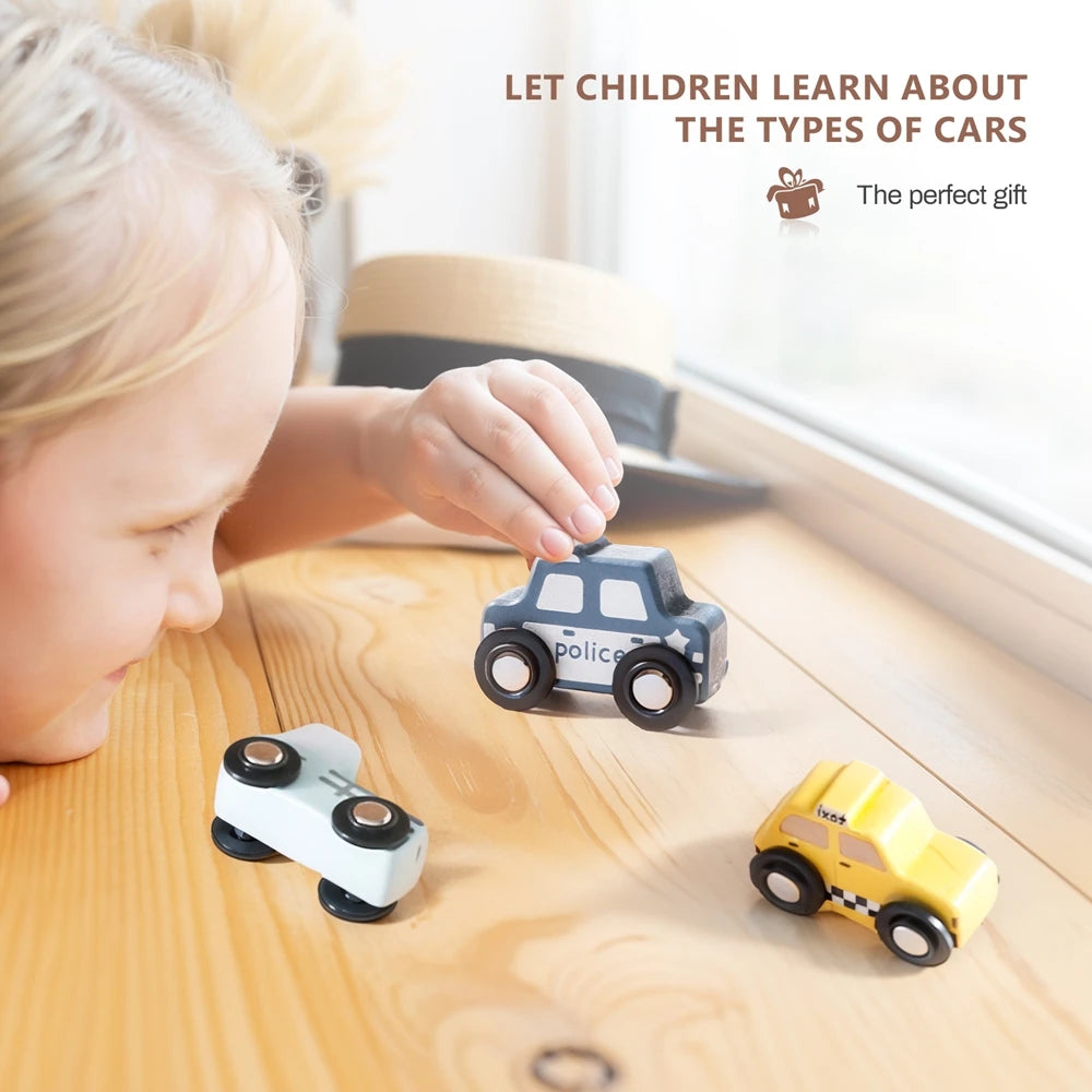 Wooden 3D Toy Vehicles Puzzle