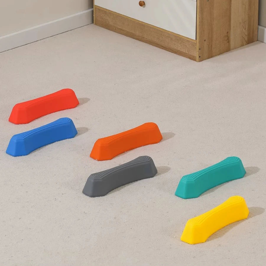 Kids Rainbow Balance Beam - 6 Pack