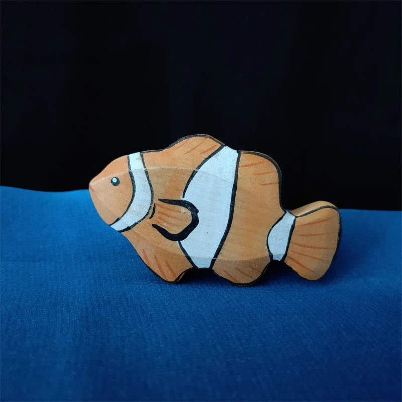 Handmade Wooden Ocean Animal Friends